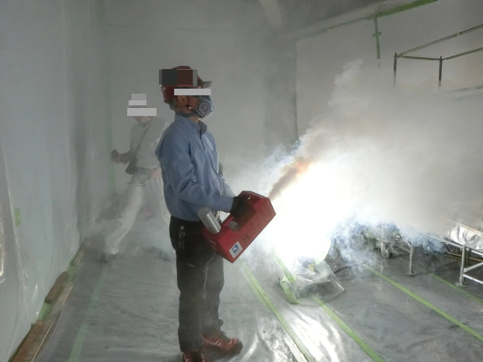 スモークテストのようす